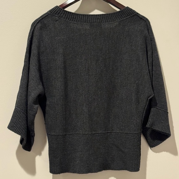 ALYX Black/Gray Quarter Sleeve Button Up Cardigan - Picture 3 of 8